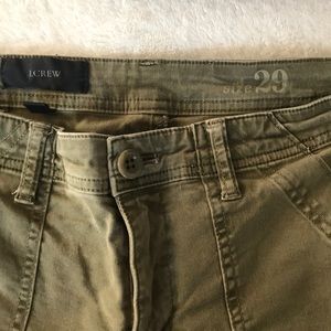 J.crew army green jeans